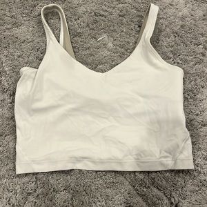 White lululemon align tank